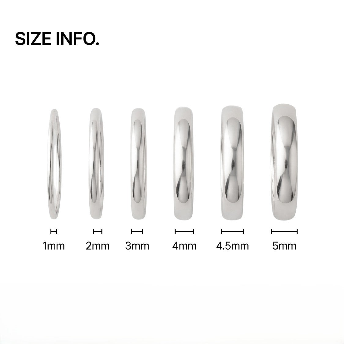 シルバーベーシックラウンドリング/Silver Basic Round Ring