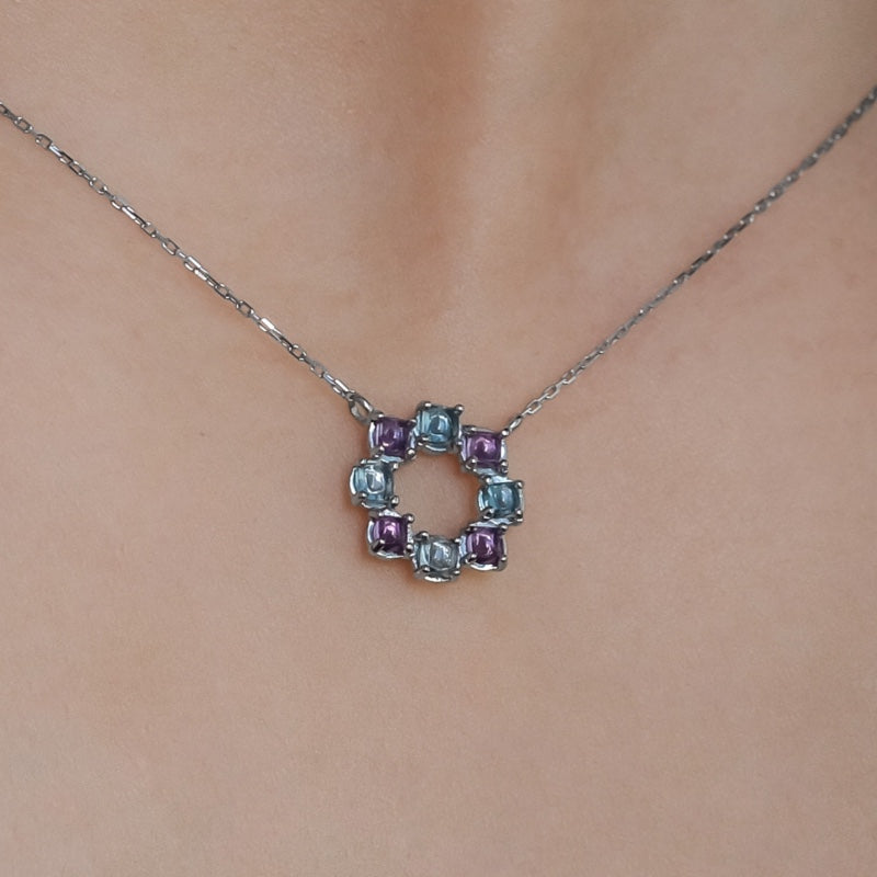 K10 カボション ベーシック ネックレス / 10K Cabochon Basic Necklace