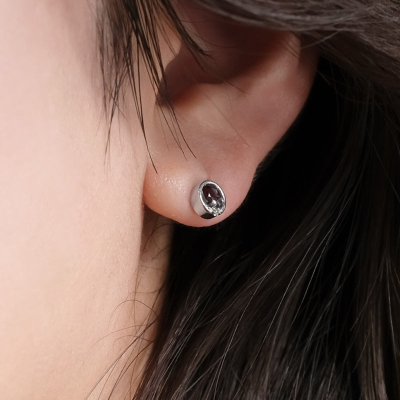 K10 アライ ラウンド ピアス / 10K Awry Round Earrings