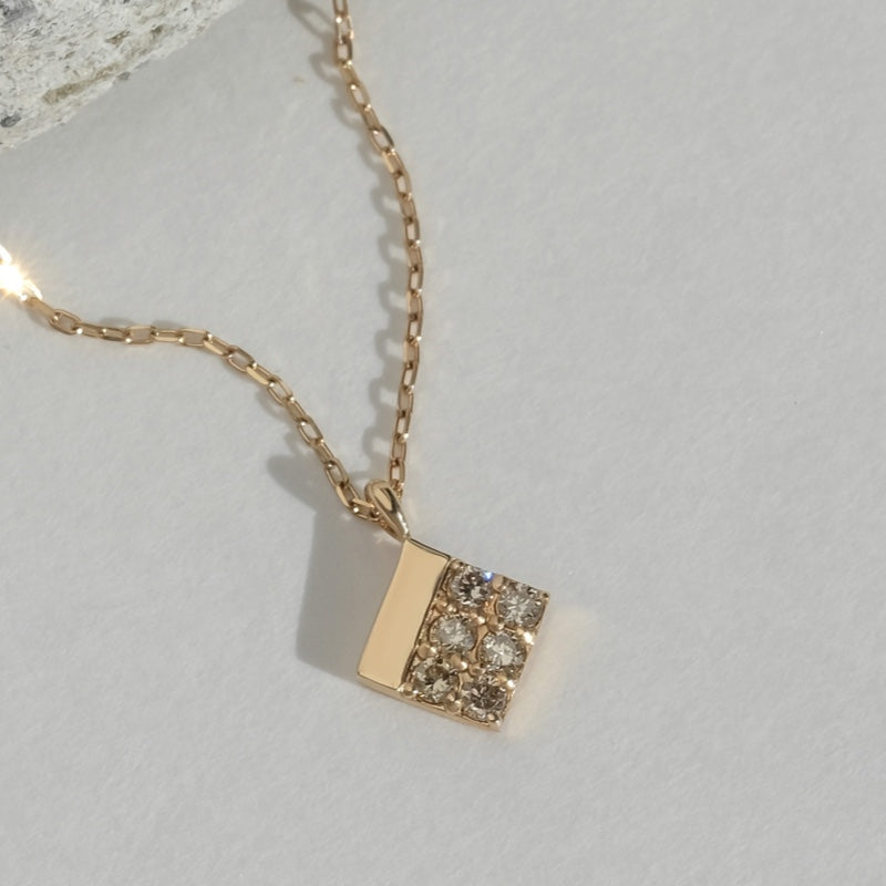 K10 エクリュ ソリッド ネックレス / 10K Ecru Solid Necklace