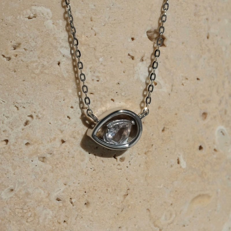 K10 アライ しずく ネックレス / 10K Awry Waterdrop Necklace