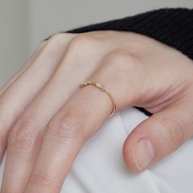 K10 ハート パターン リング / 10K Heart Pattern Ring