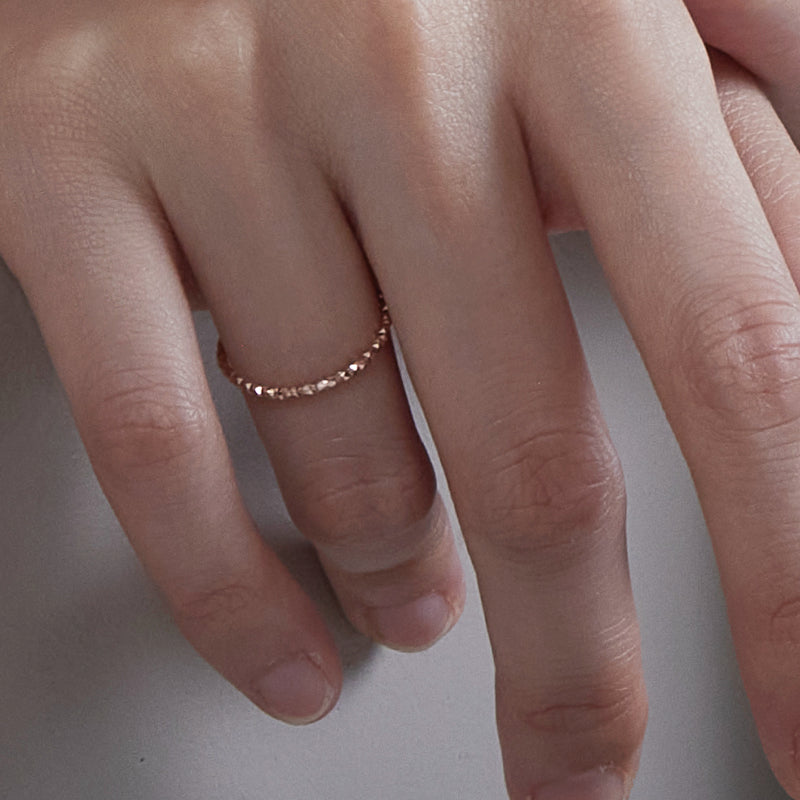 K10 シャイン カット デイリー リング / 10K Shine Cutting Daily Ring