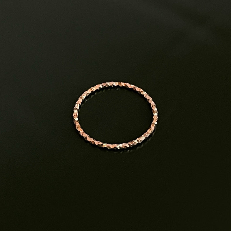 K10 シャイン カット デイリー リング / 10K Shine Cutting Daily Ring