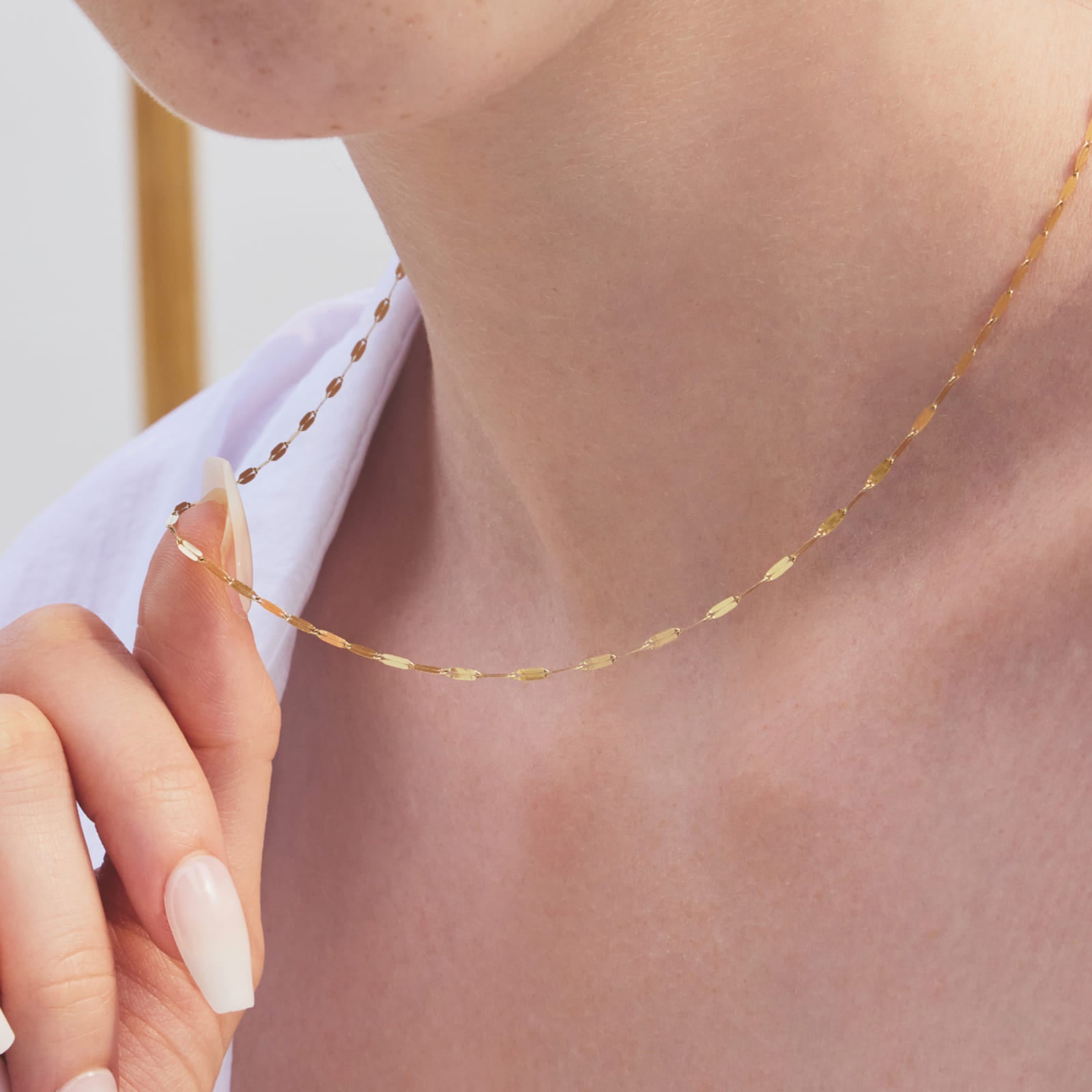 K14 レモン チェーン ネックレス / 14K Lemon Chain Necklace | アモンズ – amondz