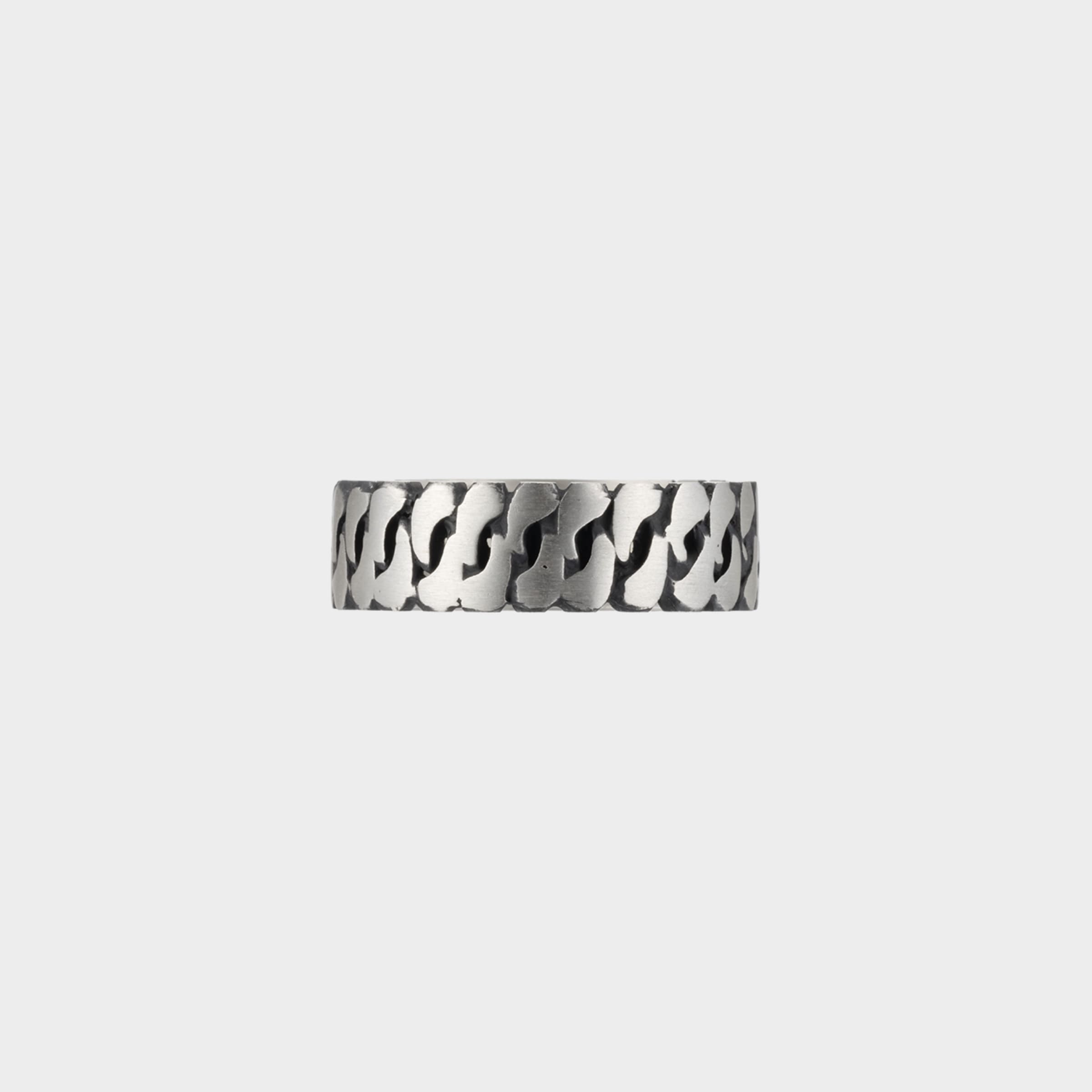 シルバー フラット チェーン リング / SILVER FLAT CHAIN RING
