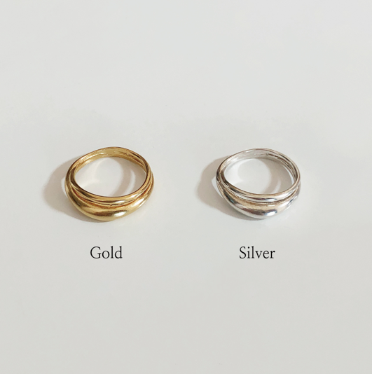 Almond Silver Ring