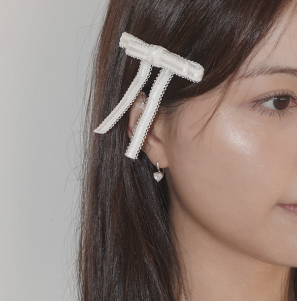 LACE RIBBON HAIRPIN SET