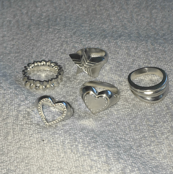 CREAM CAKE STAR RING