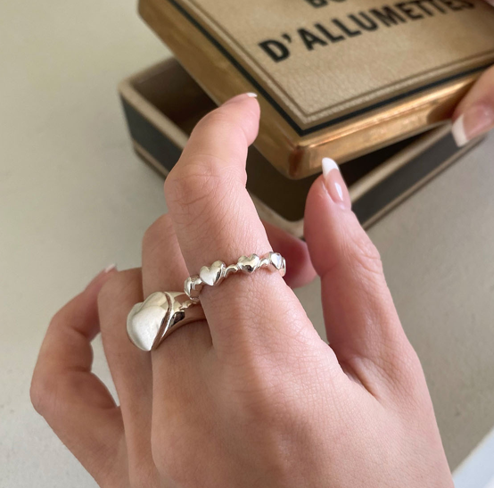 Tiny love ring (Sterling Silver)