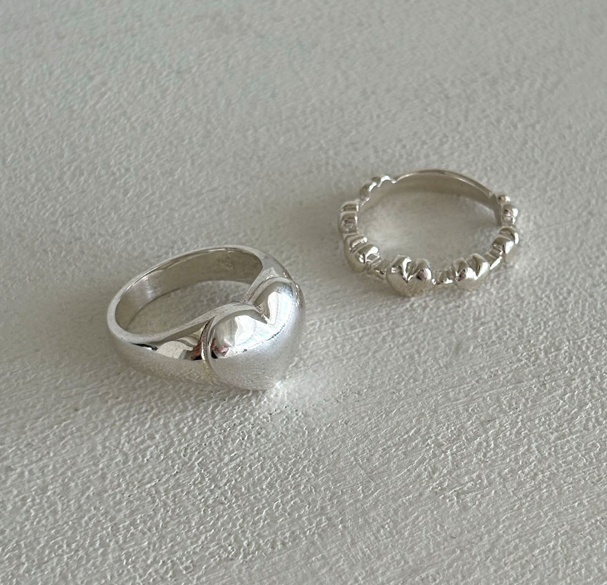 Tiny love ring (Sterling Silver)