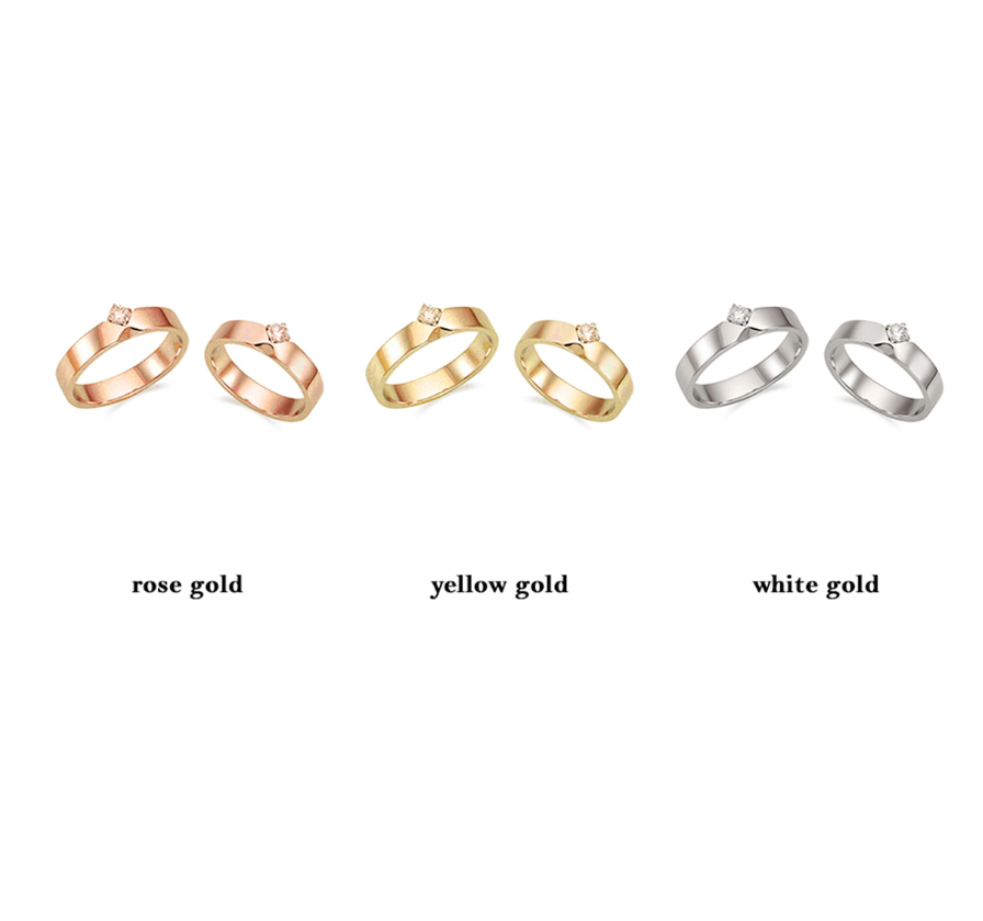 Couple's silver rings