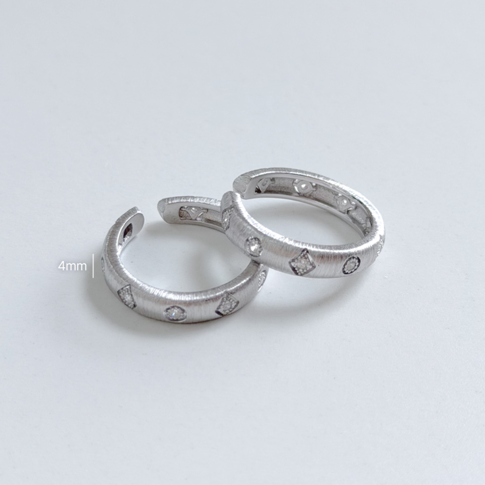 Vintage Silver Open Ring