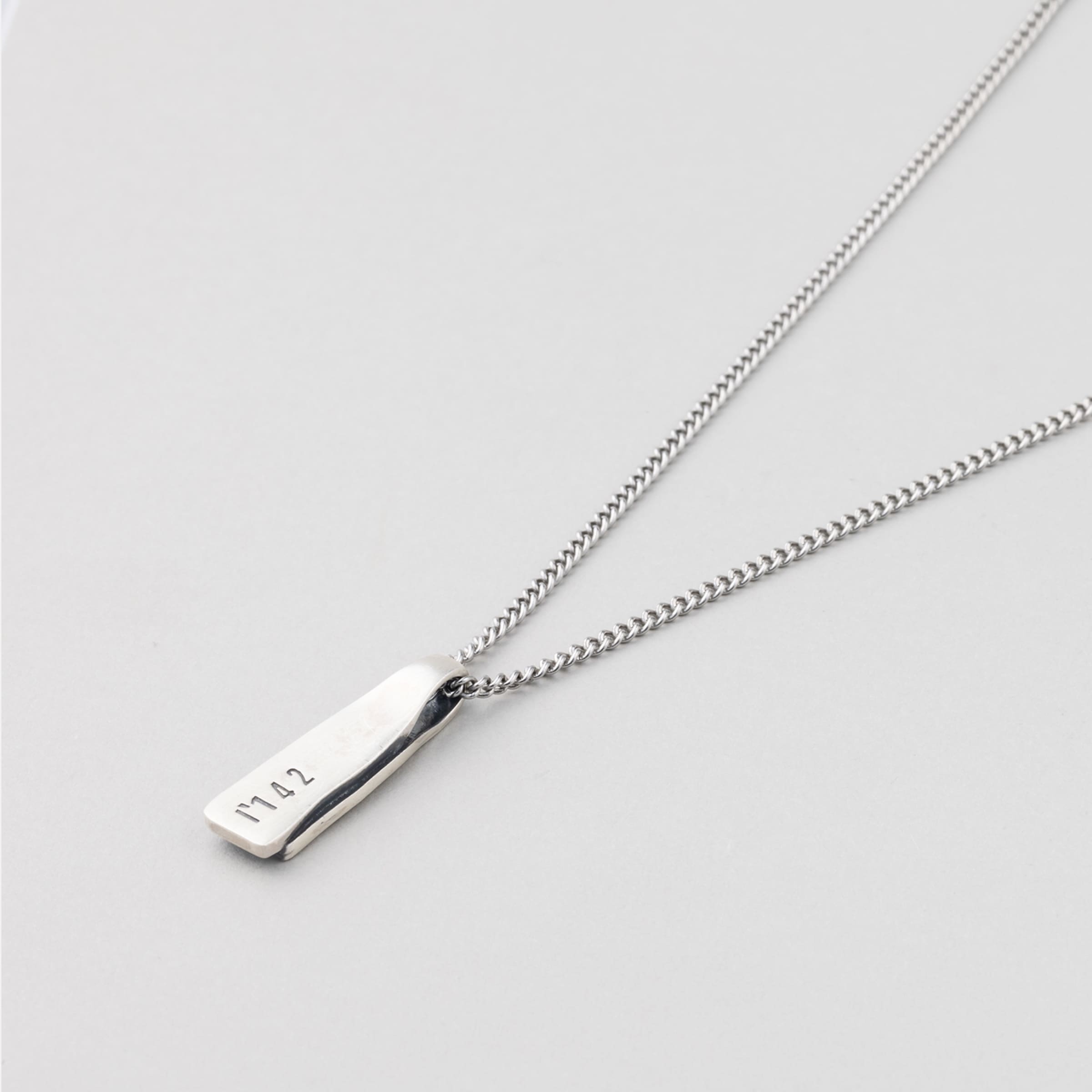 シルバー レタリング 2WAY ネックレス / SILVER LETTERING TWO WAY NECKLACE