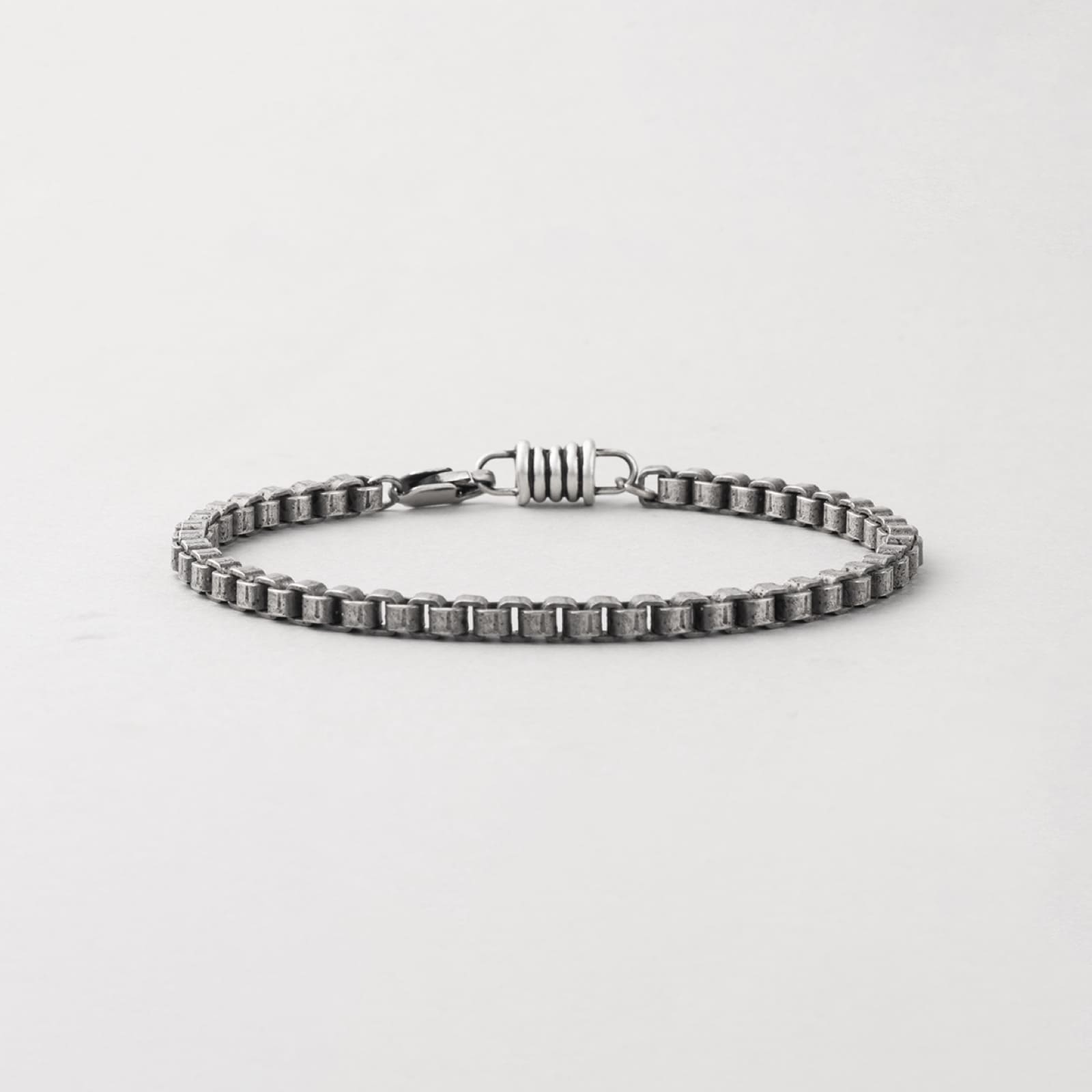シルバー ライン テクスチャー リング アンティーク ブレスレット / SILVER LINE TEXTURE RING ANTIC BRACELET