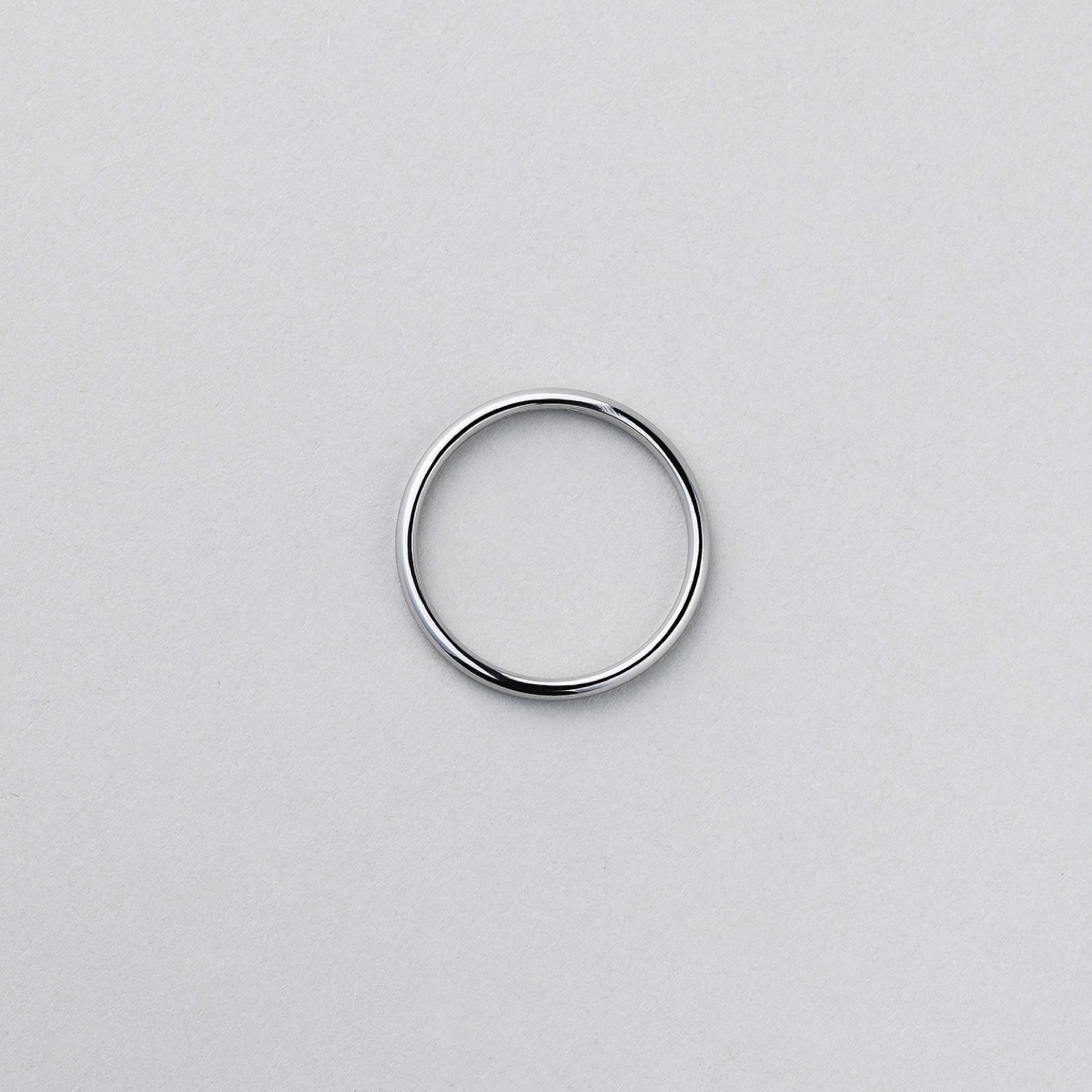 サージカル ラウンド ベーシック リング / SURGICAL STEEL ROUND BASIC RING