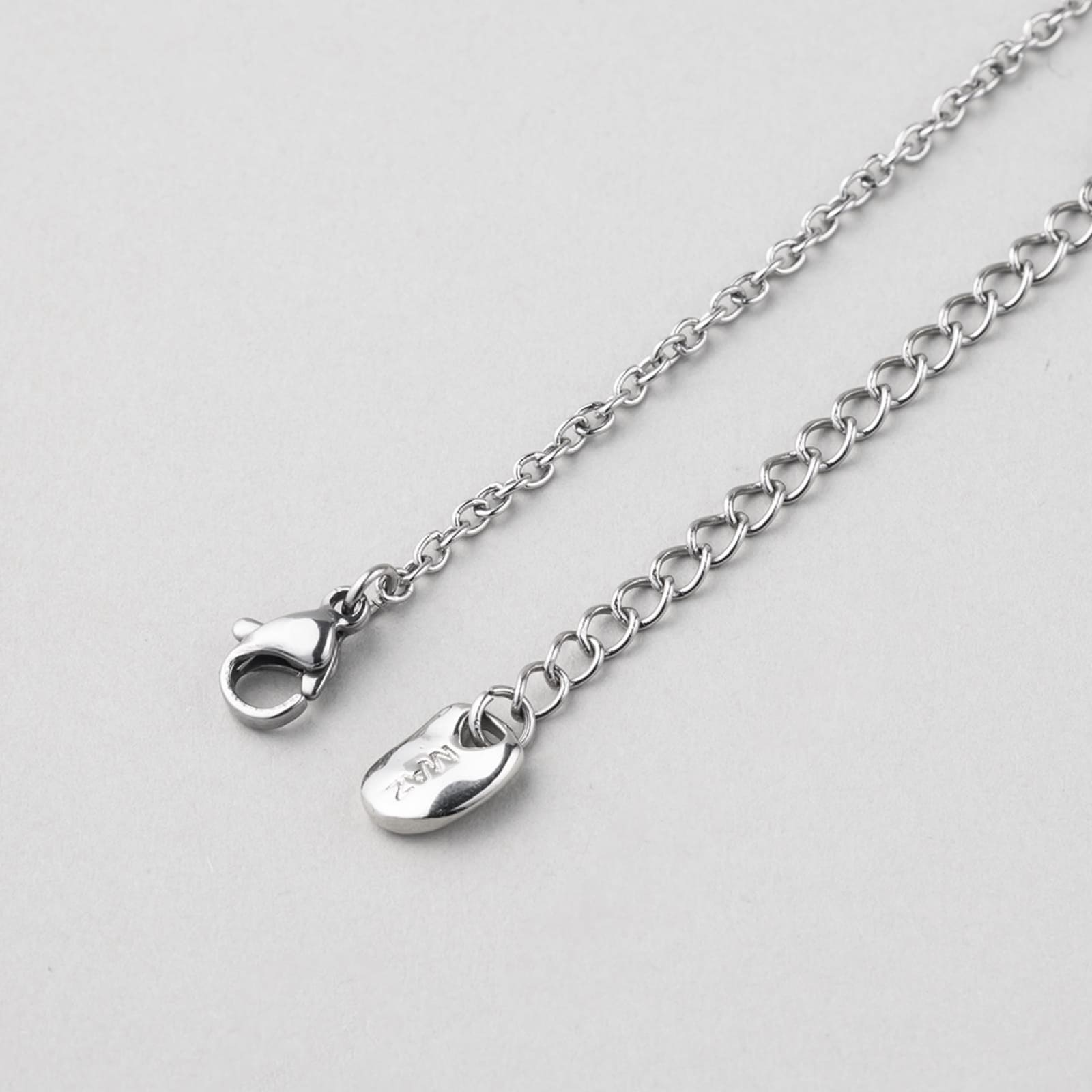 シルバー ドット パターン ネックレス / SILVER DOT PATTERN NECKLACE