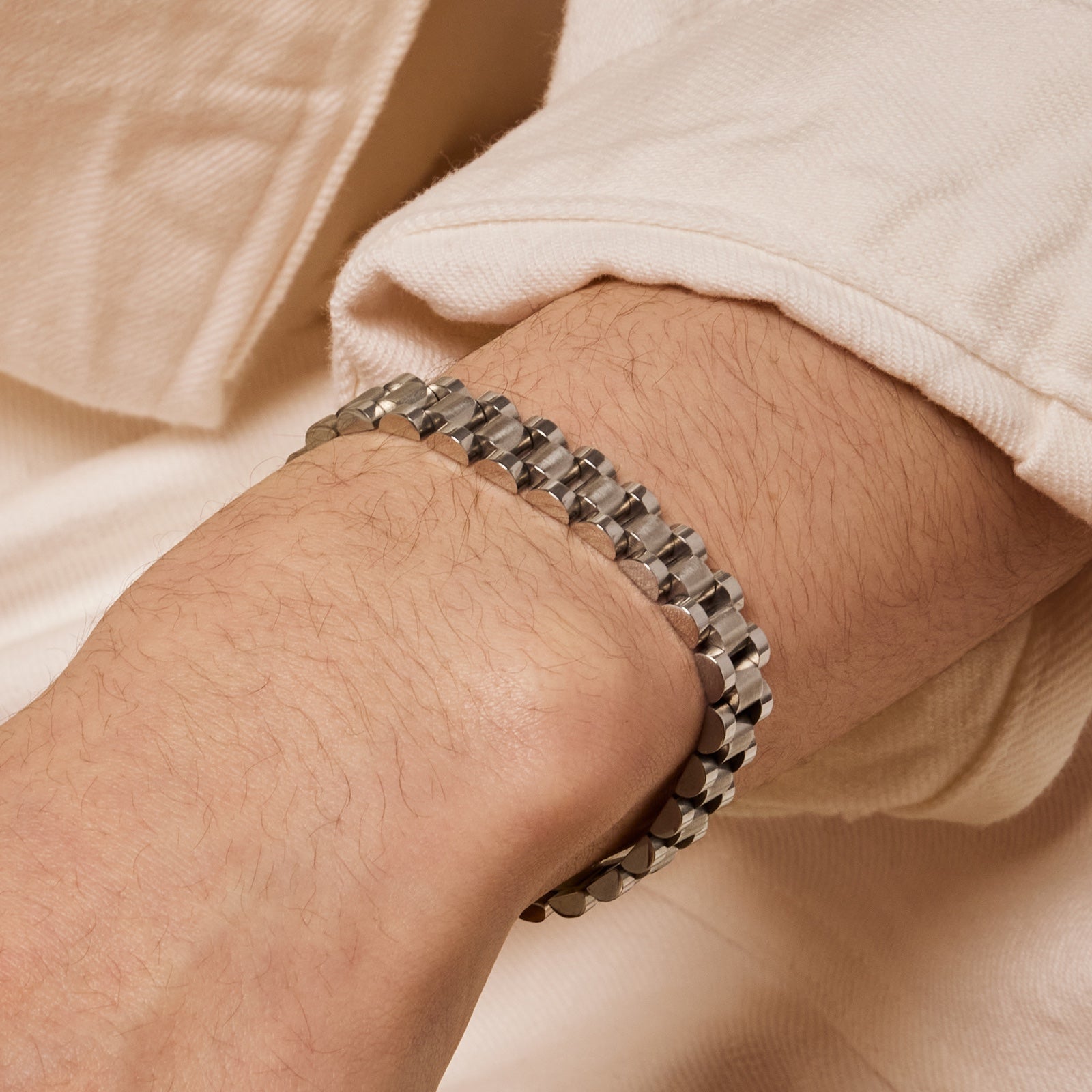 サージカル ベーシック ワッチ チェーン ブレスレット / SURGICAL STEEL BASIC WATCH STRAP CHAIN BRACELET