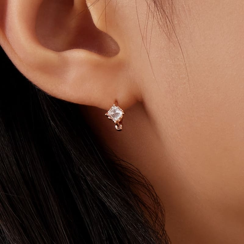 シルバー デイリー ワンタッチ ピアス 4種 / Silver Daily One-Touch Earrings (4 Types)