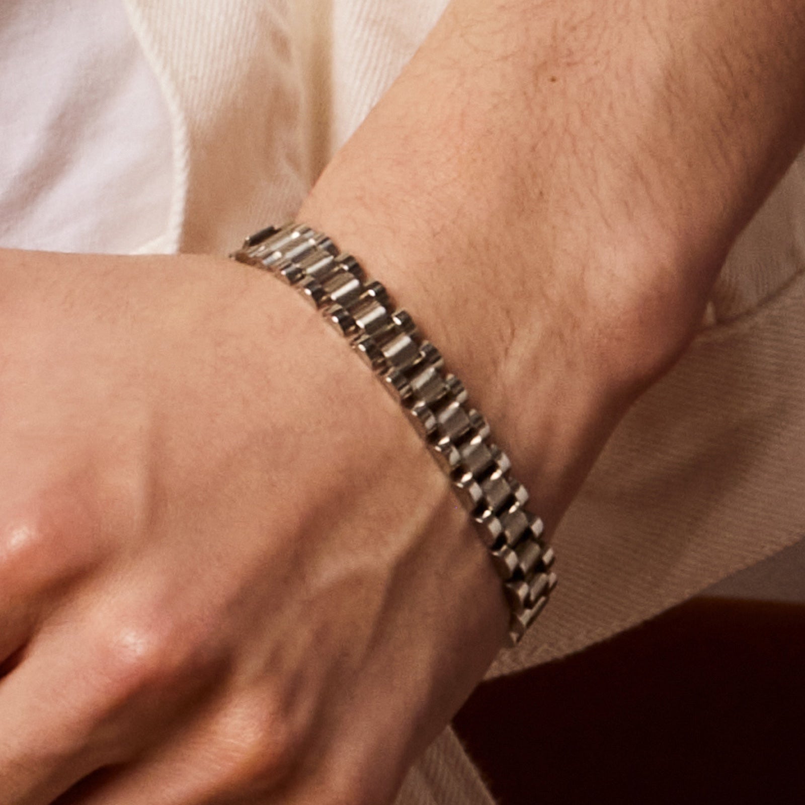 サージカル ベーシック ワッチ チェーン ブレスレット / SURGICAL STEEL BASIC WATCH STRAP CHAIN BRACELET