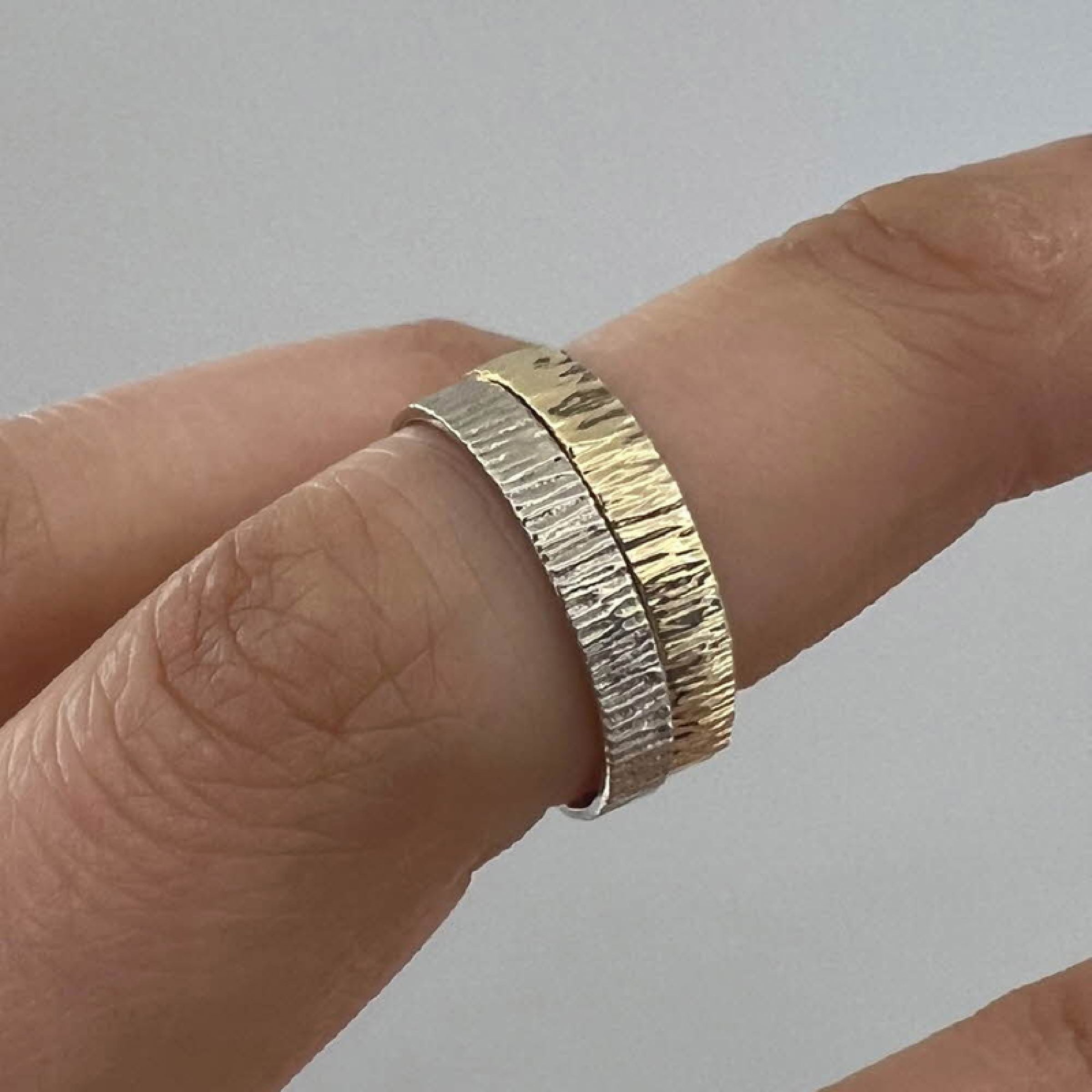 Flat Textured Ring