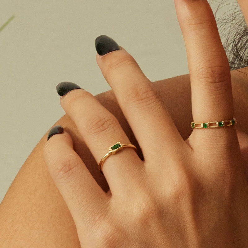K14 ナチュラル フレーム リング / 14K Natural Frame Ring