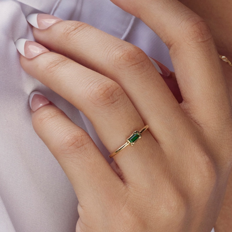 K14 ナチュラル フレーム リング / 14K Natural Frame Ring