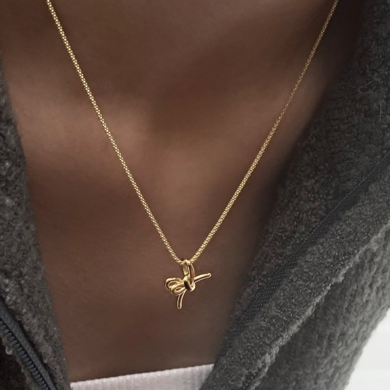 AVIROD V2 リボン エッジ シルバー ネックレス / AVIROD V2 RIBBON EDGE SILVER NECKLACE