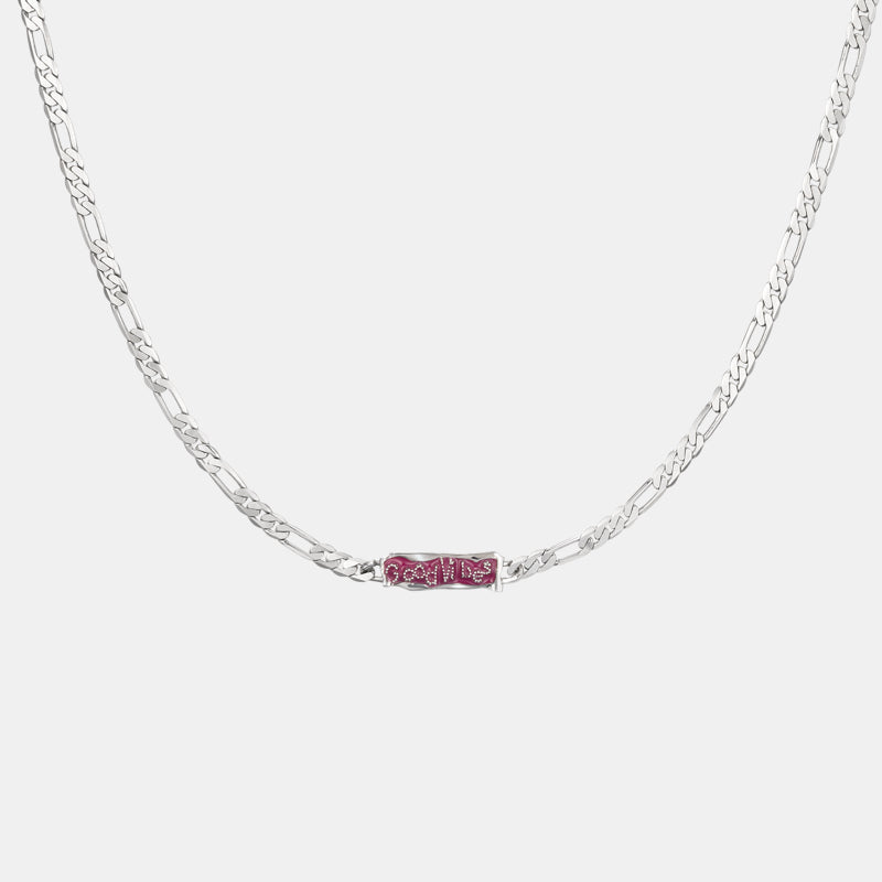 HAPPY PLACE ピンク グッド バイブ ネックレス / HAPPY PLACE PINK GOOD VIBES NECKLACE