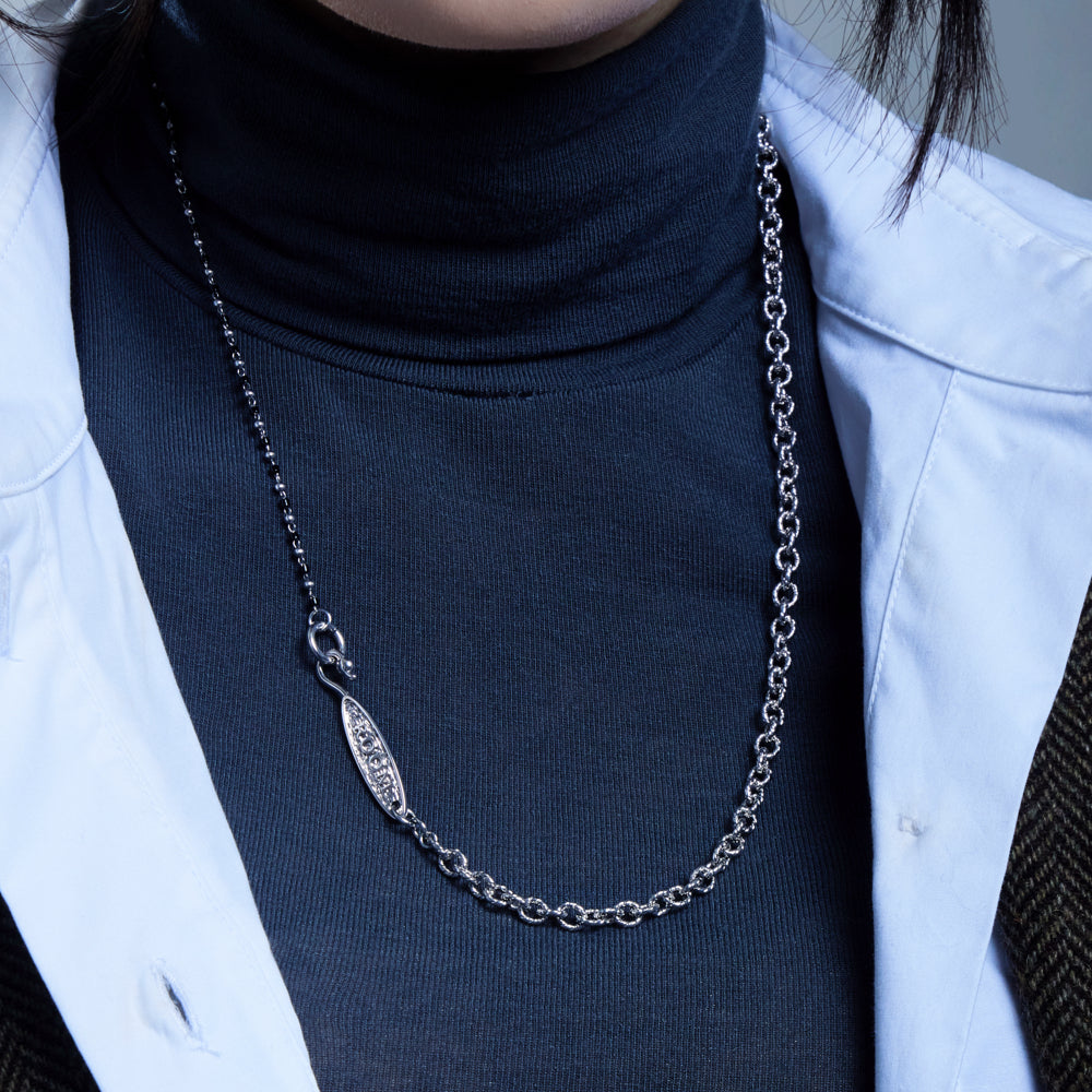 MASTER メタル ルーム ビーズ フック ネックレス / MASTER METAL ROOM BEAD HOOK NECKLACE