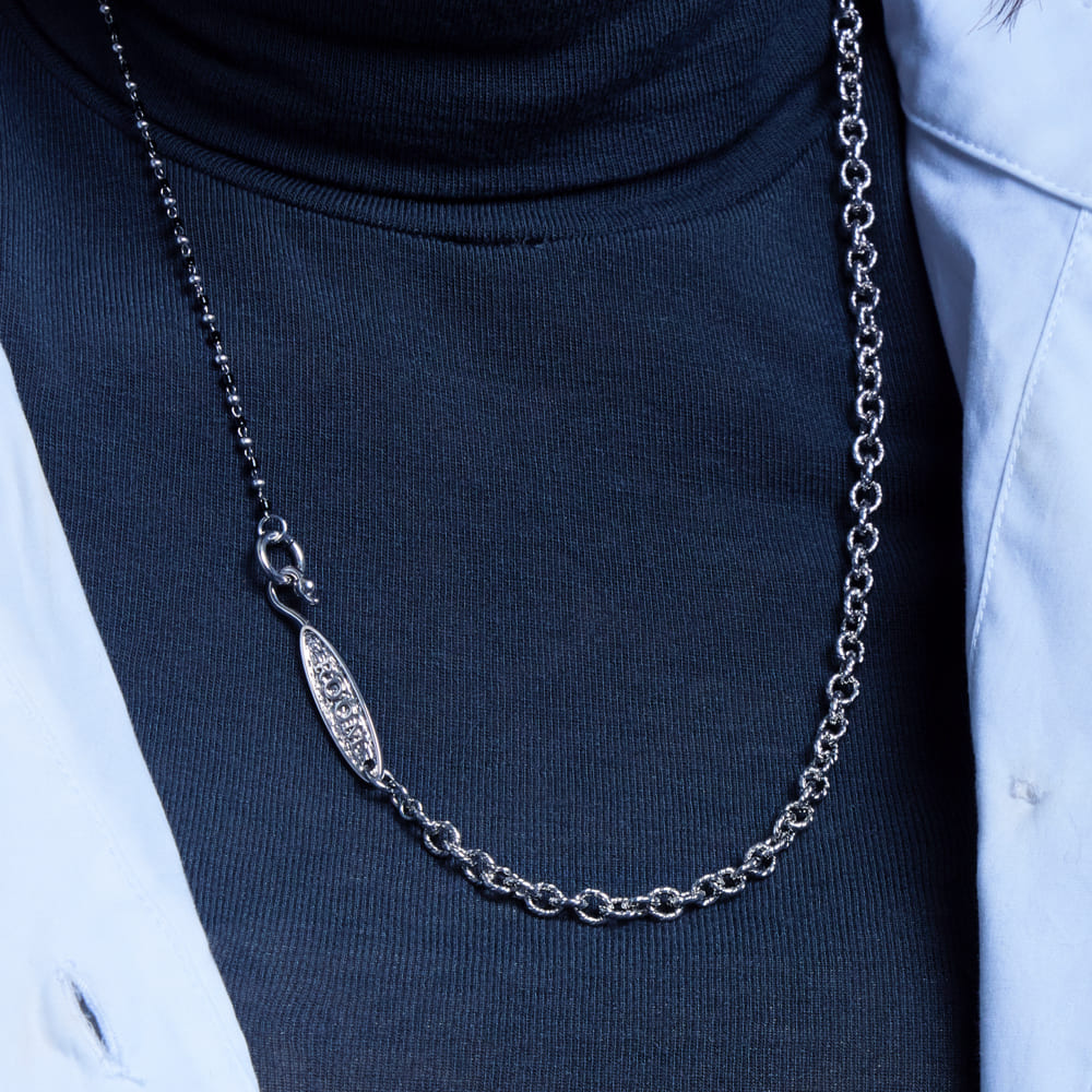 MASTER メタル ルーム ビーズ フック ネックレス / MASTER METAL ROOM BEAD HOOK NECKLACE