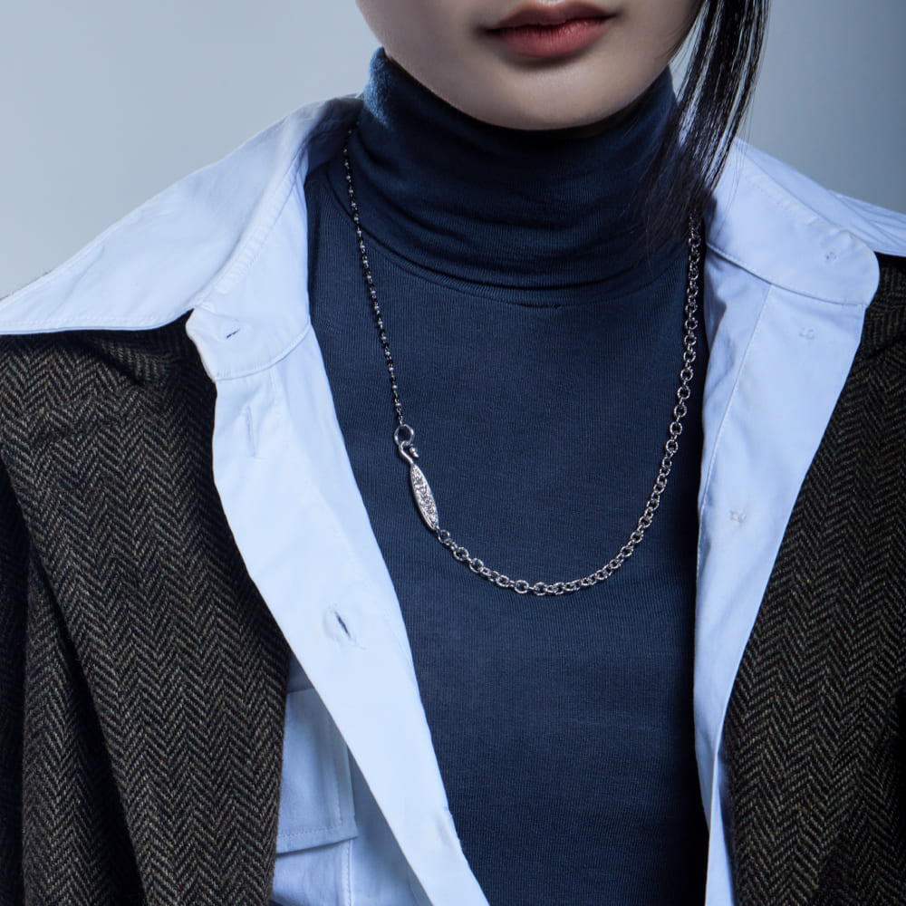 MASTER メタル ルーム ビーズ フック ネックレス / MASTER METAL ROOM BEAD HOOK NECKLACE