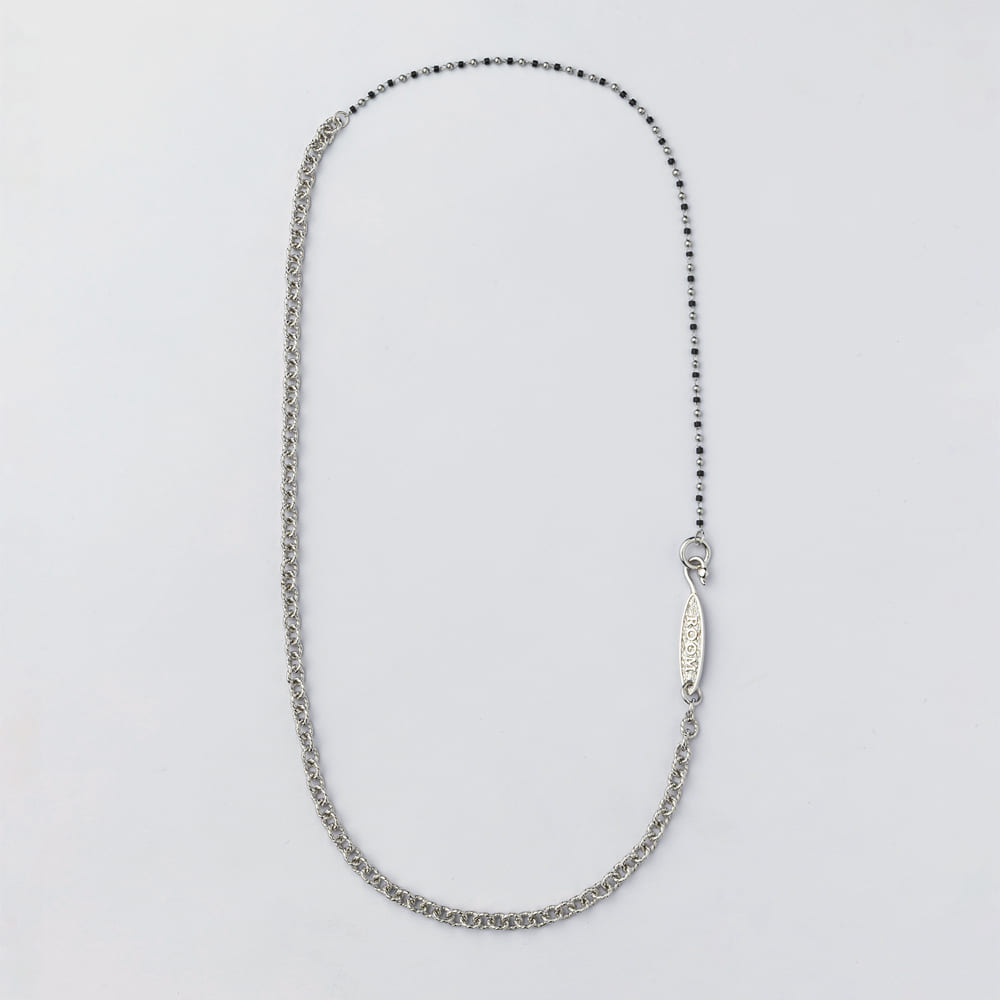 MASTER メタル ルーム ビーズ フック ネックレス / MASTER METAL ROOM BEAD HOOK NECKLACE