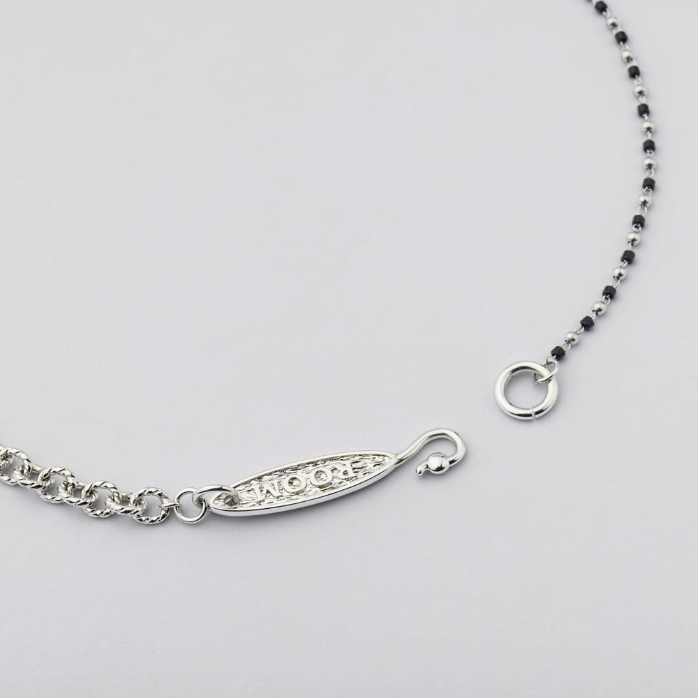 MASTER メタル ルーム ビーズ フック ネックレス / MASTER METAL ROOM BEAD HOOK NECKLACE