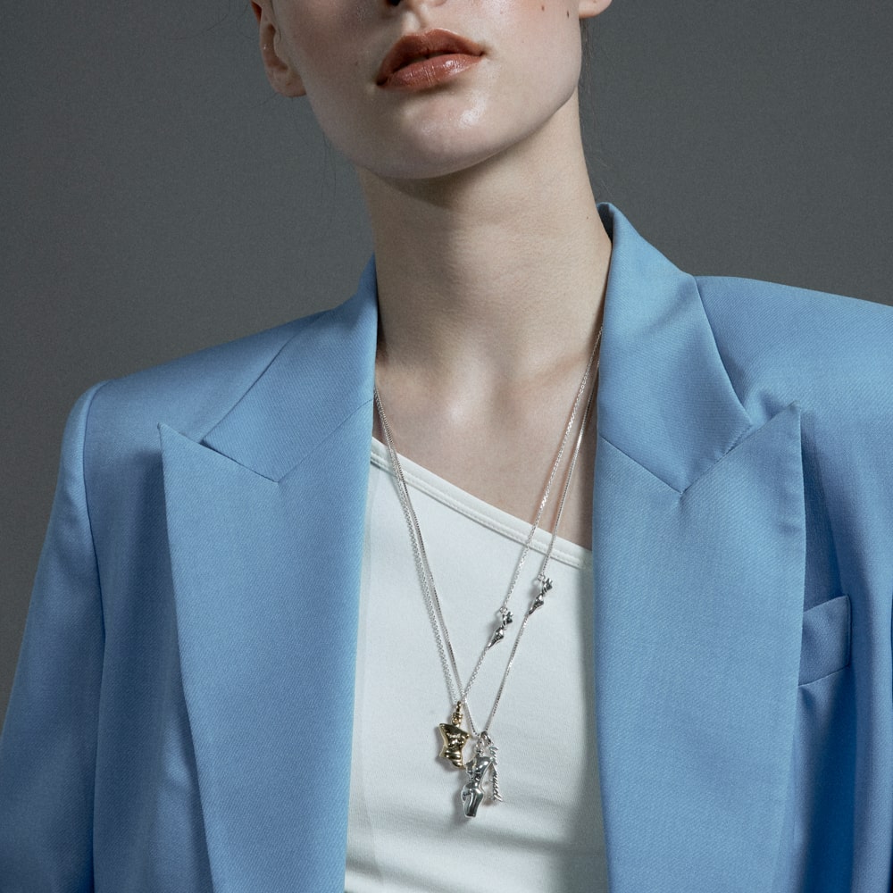 Buddy ラブ マイセルフ ネックレス:イエロー / BUDDY LOVE MYSELF NECKLACE - YELLOW