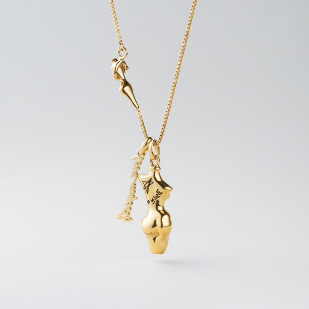 Buddy ラブ マイセルフ ネックレス:イエロー / BUDDY LOVE MYSELF NECKLACE - YELLOW