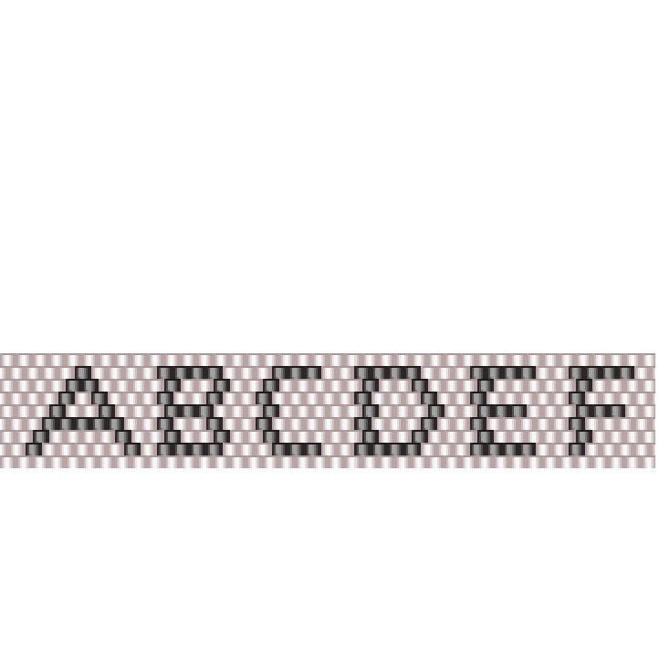 イニシャルゴールドビーズリング