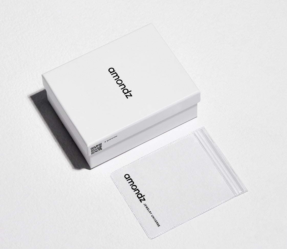 シルバーメルティングラインウィアモンズネックレス / Silver Melting line Necklace