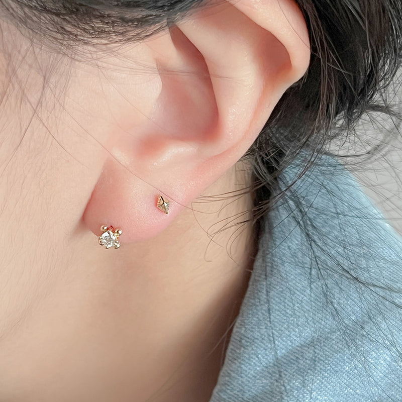 14k 18k gold Lulu cubic piercing