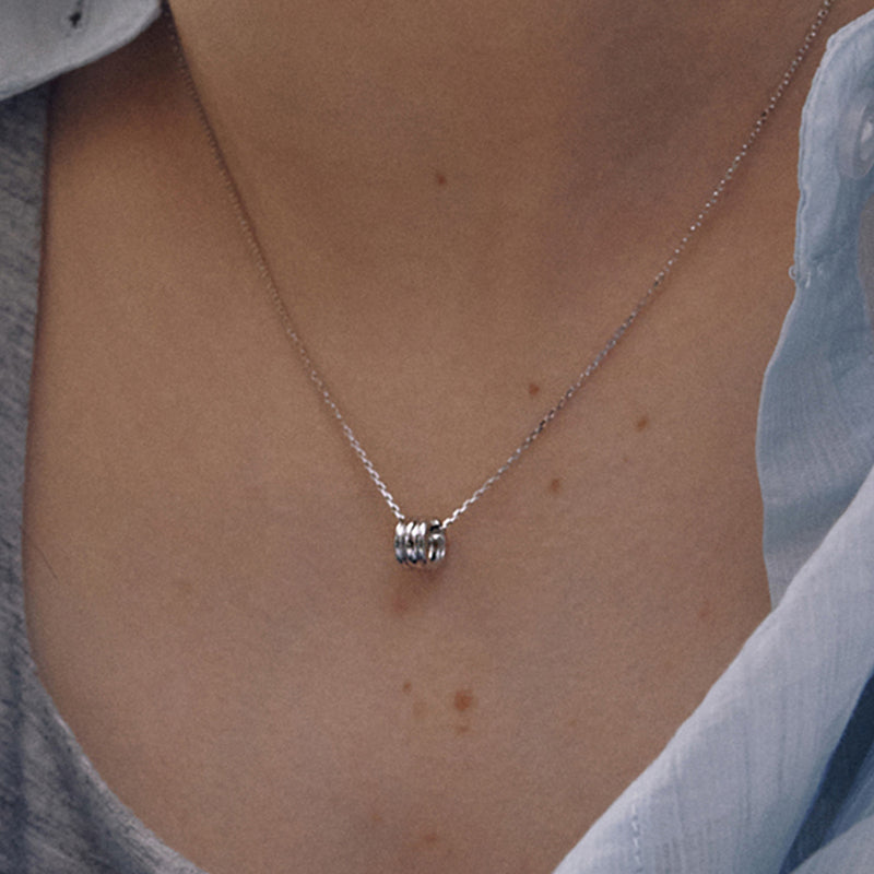 Trinity Ring Pendant Necklace