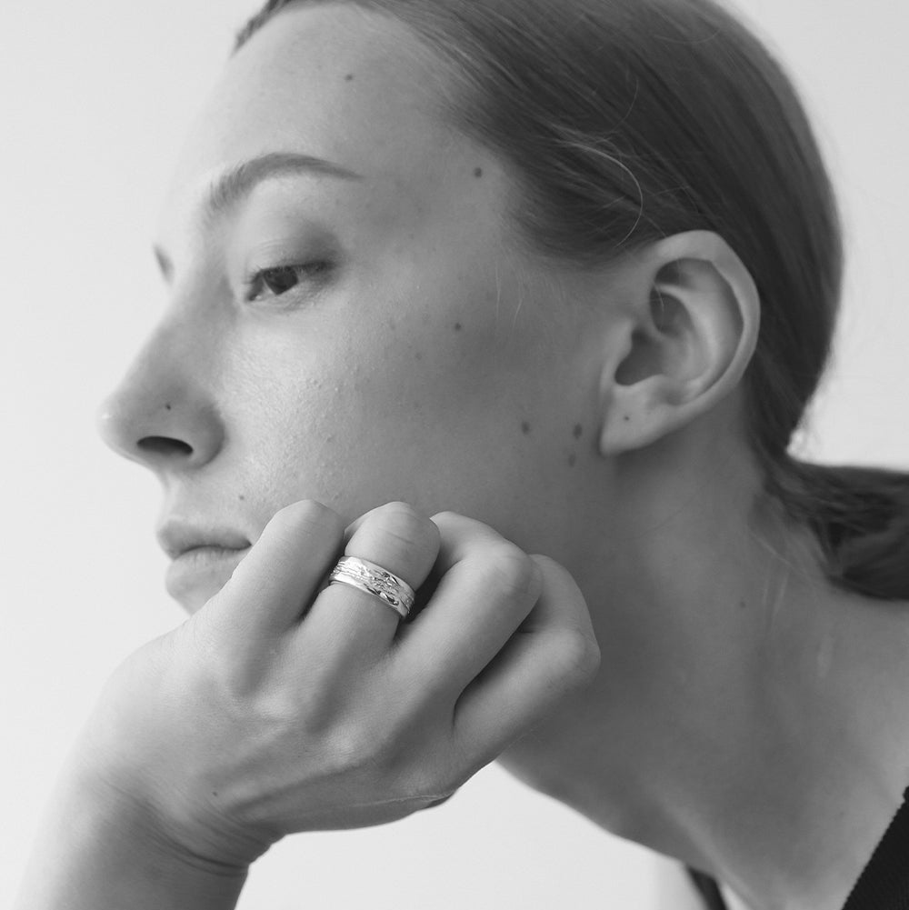 Ocean Texture シルバーリング