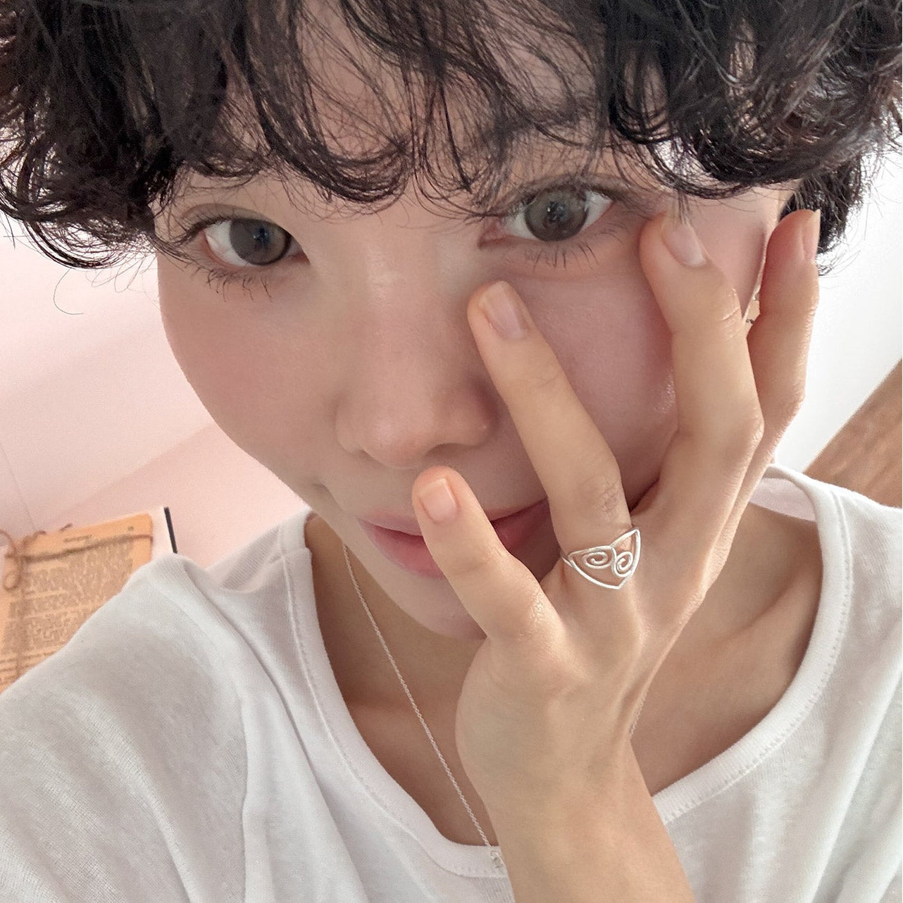 FLOW LINE HEART RING