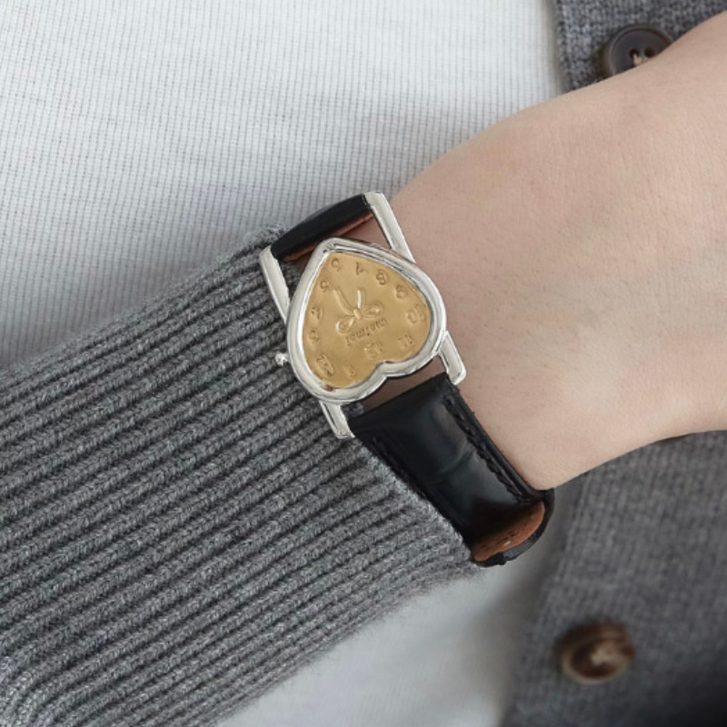 Love ribbon watch bracelet(3 colors)