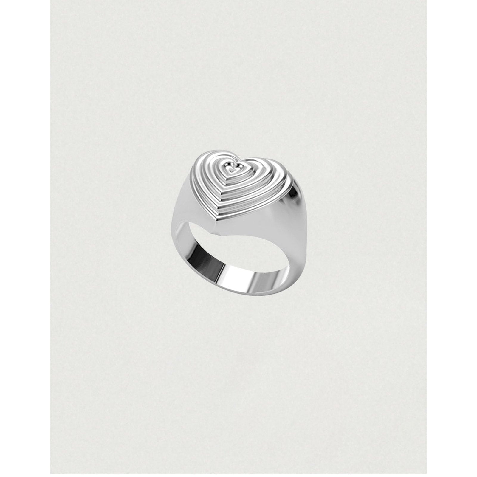 CREAM CAKE HEART RING