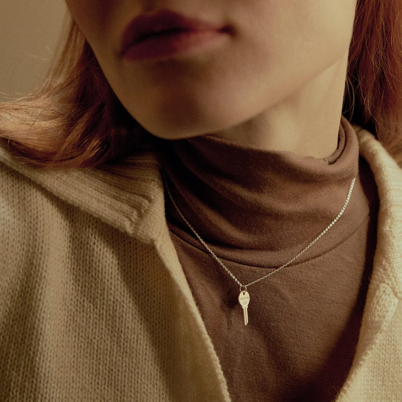 MASTER ラウンド シークレット キー シルバー ネックレス / MASTER ROUND SECRET KEY SILVER NECKLACE