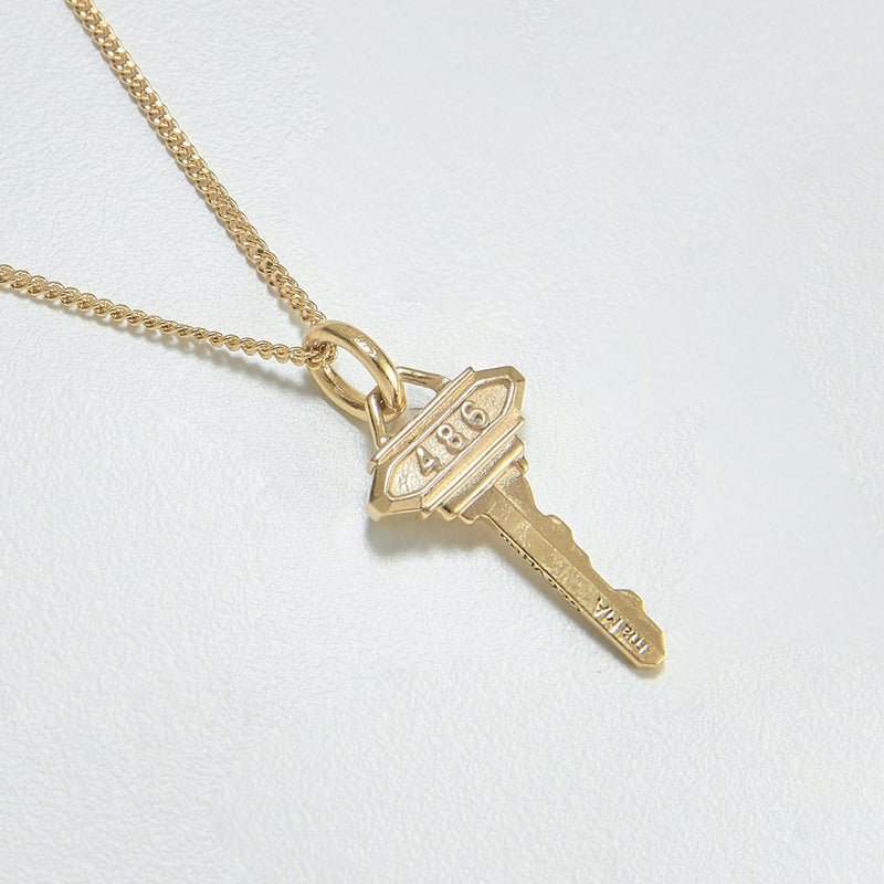 MASTER フラット キー シルバー ネックレス / Master Flat Key Silver Necklace