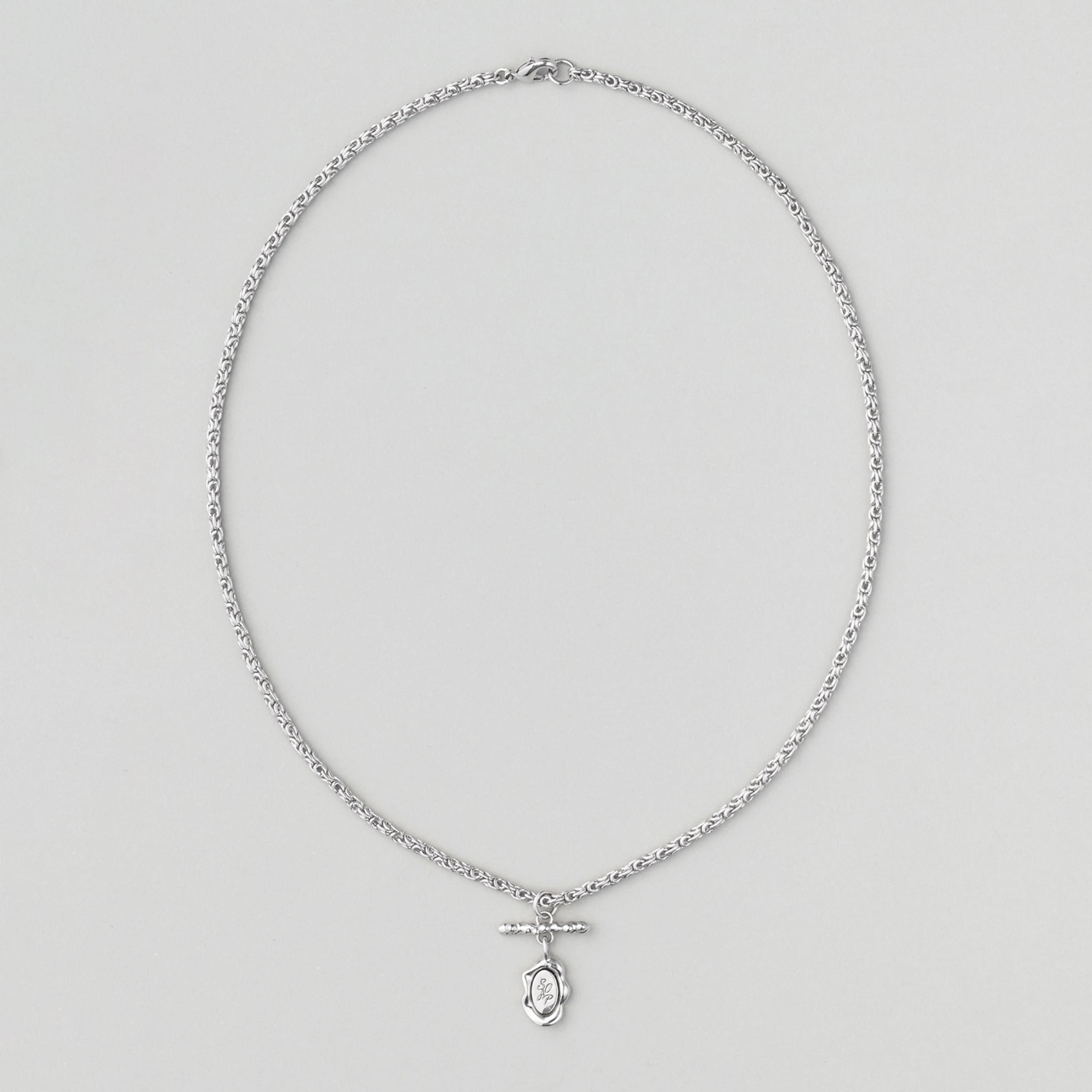 SOAPY バブル バー ミラー ネックレス / SOAPY BUBBLE BAR MIRROR SILVER NECKLACE