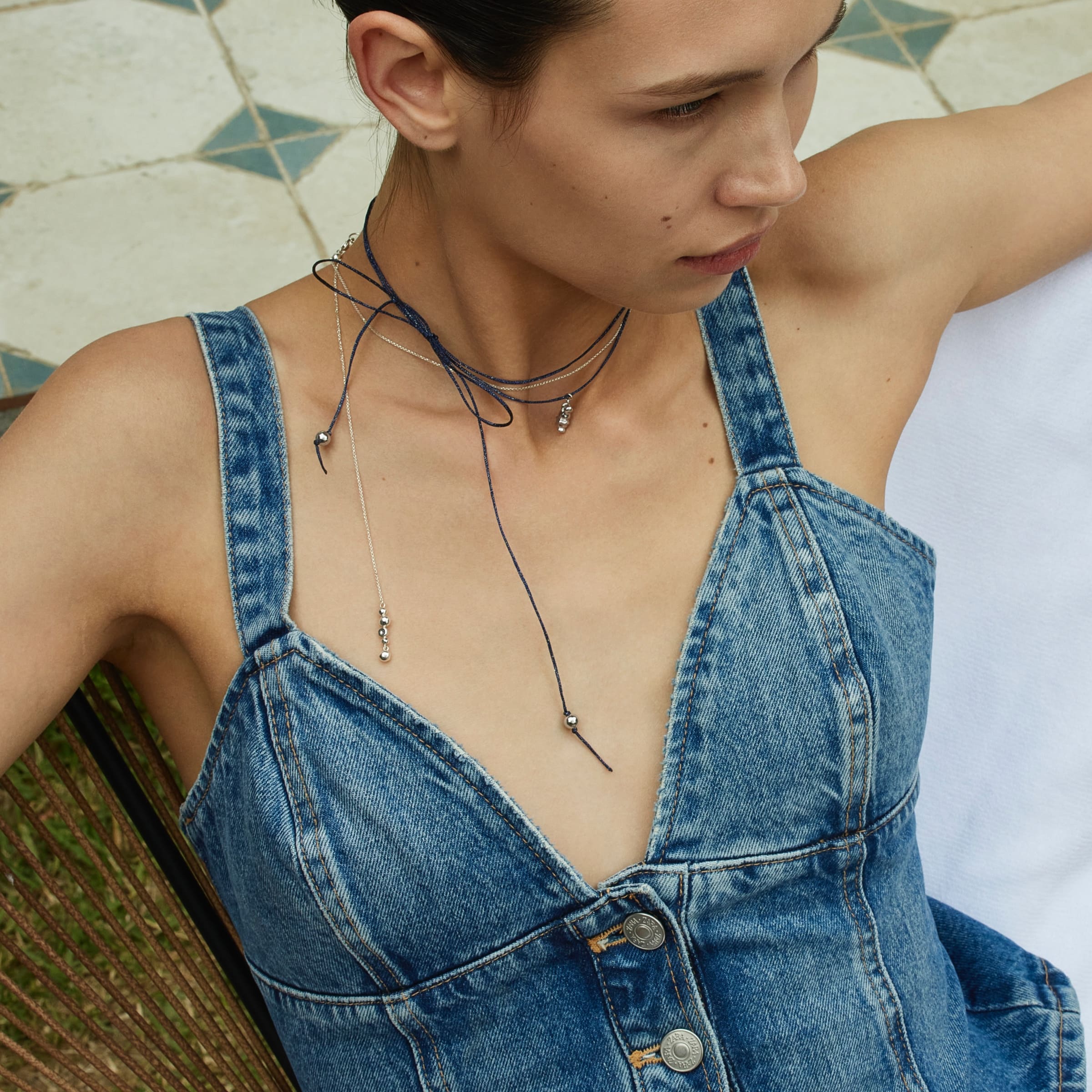 SOAPY バニー ストリング チョーカー ネックレス / SOAPY BUNNY STRING CHOKER NECKLACE