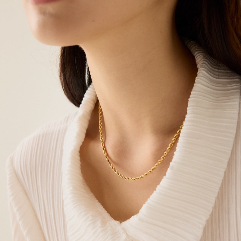 ボリューム ロープ チェーン ネックレス / VOLUME ROPE CHAIN NECKLACE