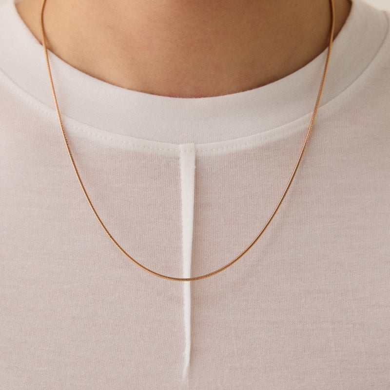 サージカル スネーク チェーン ベーシック ネックレス / SURGICAL SNAKE CHAIN BASIC NECKLACE